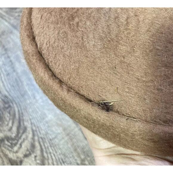 Vintage 1950’s Ladies Imported Alaskan Fur Pillbox Fascinator Hat Miss Howes - Picture 11 of 13